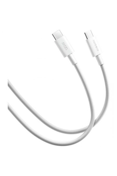 Кабель Xiaomi Braided BHR087KGL USB-C to USB-C Cable Type C - Type C 1 м (белый) 