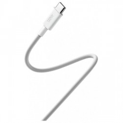 Кабель Xiaomi Braided USB-C to USB-C 6A 2 м (BHR087AGL) (белый)