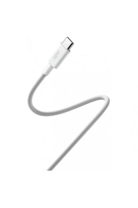 Кабель Xiaomi Braided USB-C to USB-C 6A 2 м (BHR087AGL) (белый) 