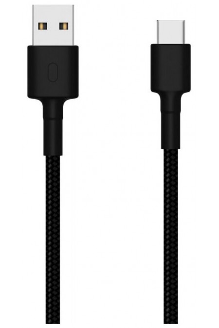 Кабель Xiaomi Mi Braided USB (m)-USB Type-C (m) 1 м (SJV4109GL) (черный) 