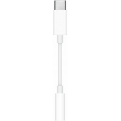 Переходник Apple A2049 Jack 3.5 (f)-USB Type-C (m) 0.1 м (белый)