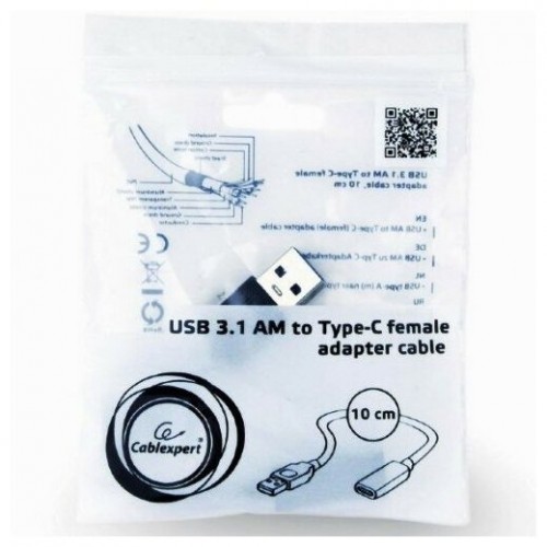 Переходник Cablexpert A-USB3-AMCF-01 3.0M/Type-C (черный) 7