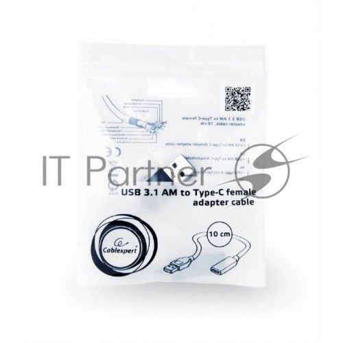 Переходник Cablexpert A-USB3-AMCF-01 3.0M/Type-C (черный) 8