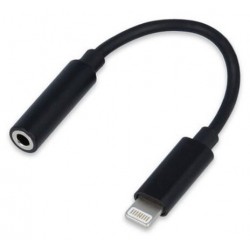 Переходник Cablexpert CCA-LM3.5F-01 Lightning/Jack3.5F (черный)
