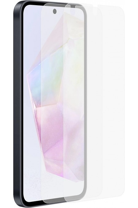 Защитная пленка Samsung прозрачный для Samsung Galaxy A35 прозрачная 2шт. (EF-UA356CTEGRU) (прозрачный) 1
