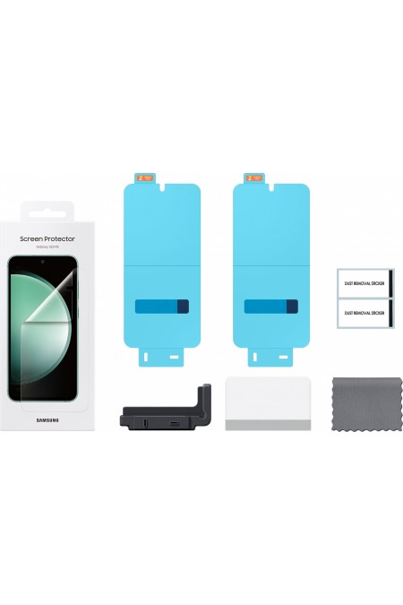 Защитная пленка Samsung прозрачный для Samsung Galaxy S23 FE 2шт. (EF-US711CTEGRU) 2