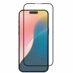 Защитное стекло uBear Extreme Nano для Apple iPhone 16 Plus (GL176BL03AN67-I24) (черный)