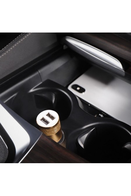 Автомобильное зарядное устройство REXANT2хUSB (1000+2100 mA) (18-1199) 