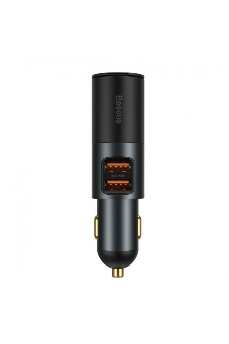 Автомобильное зарядное устройство BASEU 2xUSB + прикуриватель (CCBT-D0G) 3A 120W 2