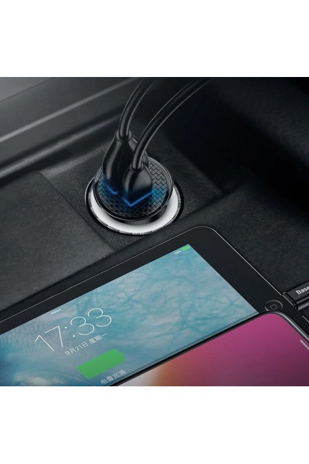 Автомобильное зарядное устройство Baseus CCALL-YD01 A+A 30W Dual QC3.0 6