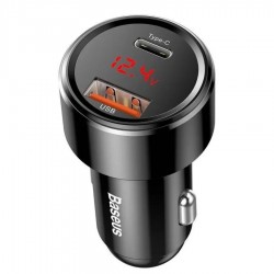 Автомобильное зарядное устройство Baseus CCMLC20C-01 1USB/1C 45W