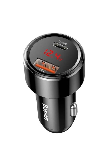 Автомобильное зарядное устройство Baseus CCMLC20C-01 1USB/1C 45W 