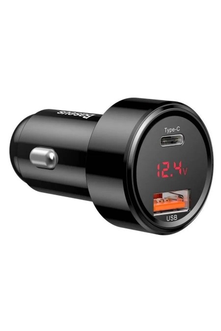 Автомобильное зарядное устройство Baseus CCMLC20C-01 1USB/1C 45W 1