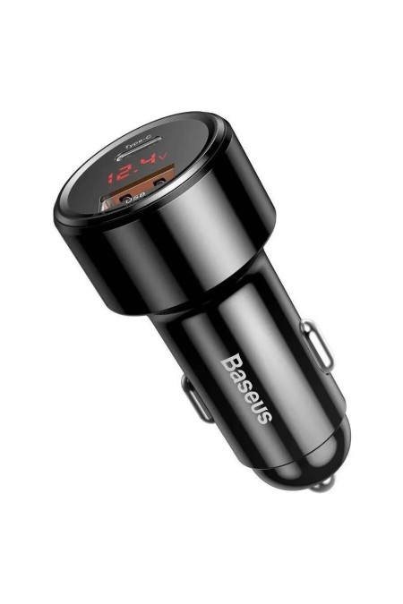 Автомобильное зарядное устройство Baseus CCMLC20C-01 1USB/1C 45W 2
