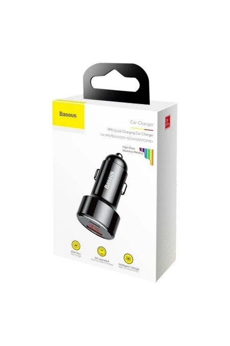 Автомобильное зарядное устройство Baseus CCMLC20C-01 1USB/1C 45W 5