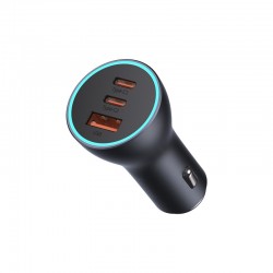 Автомобильное зарядное устройство Baseus CGJP010013 65W U+C+C