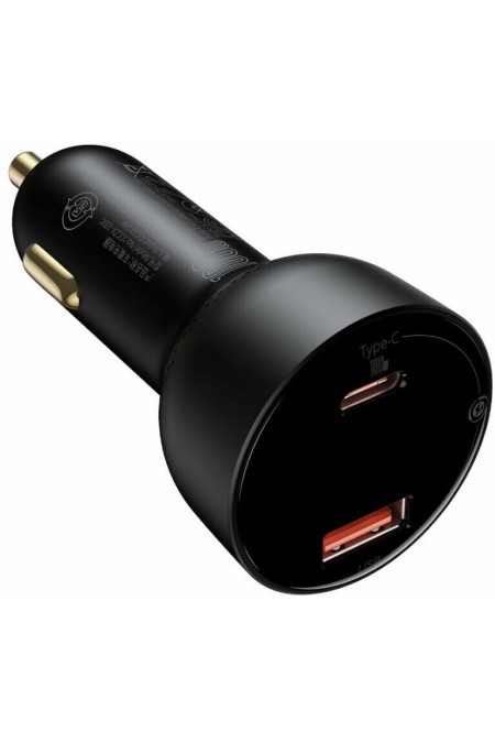 Автомобильное зарядное устройство BASEUS Superme Digital Display 1xUSB + 1xUSB-C (CCZX-01) 5A 95W 3