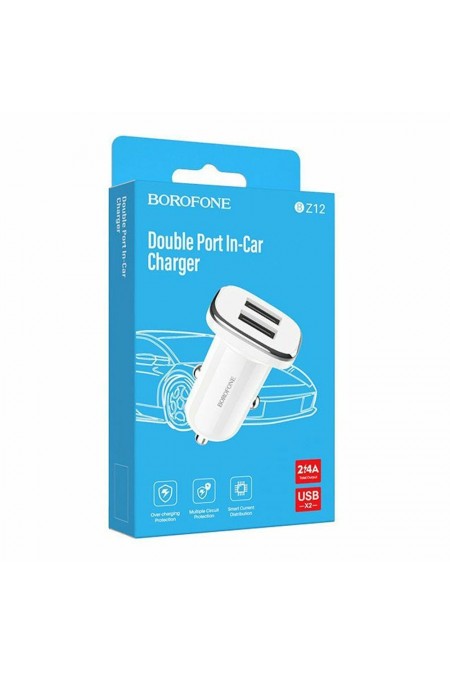 Автомобильное зарядное устройство BOROFONE BZ12 (6931474708649) 1
