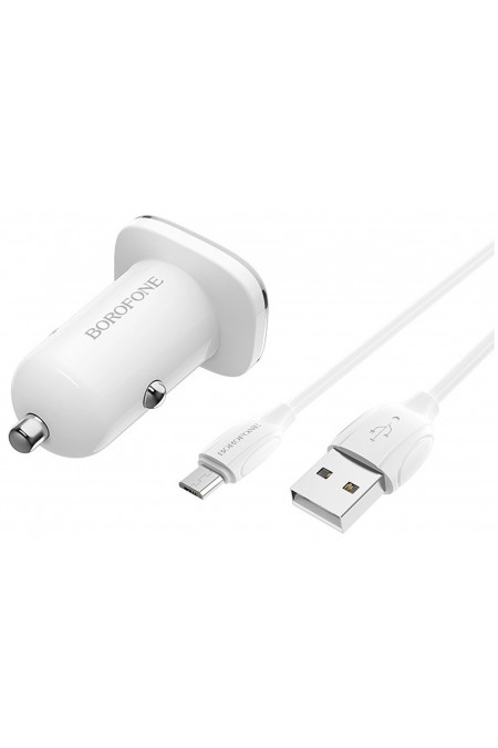 Автомобильное зарядное устройство BOROFONE BZ12A (6931474708687) 