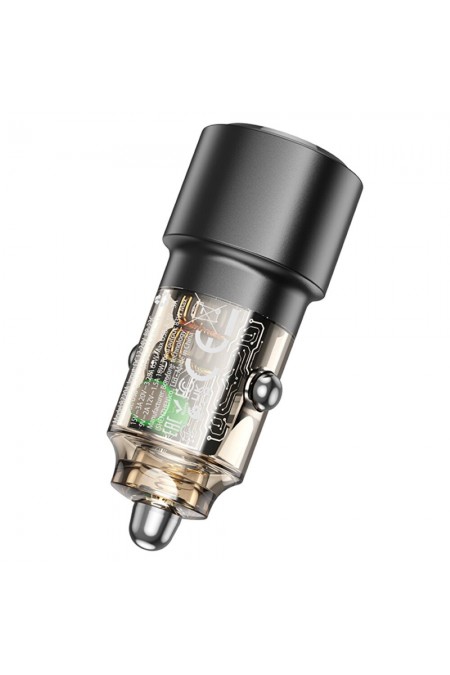 Автомобильное зарядное устройство BOROFONE BZ20A 1USB+1Type-C 3.0A 83W PD65W+QC3.0 (6941991101625) 2