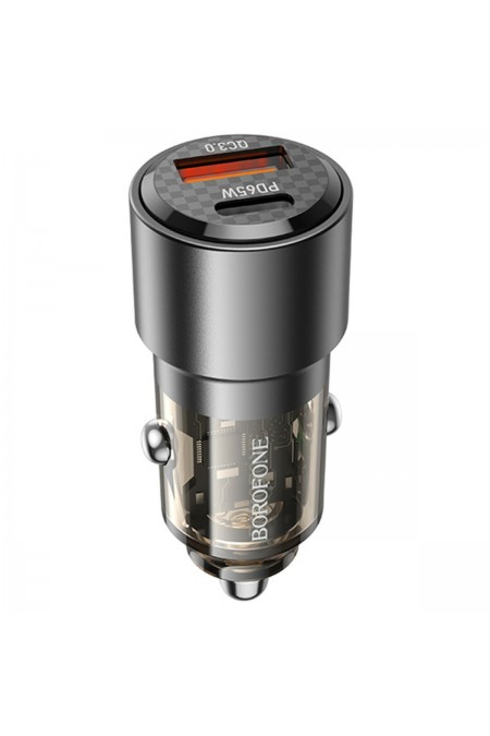 Автомобильное зарядное устройство Borofone BZ20A Smart Type-C/USB 83W 3