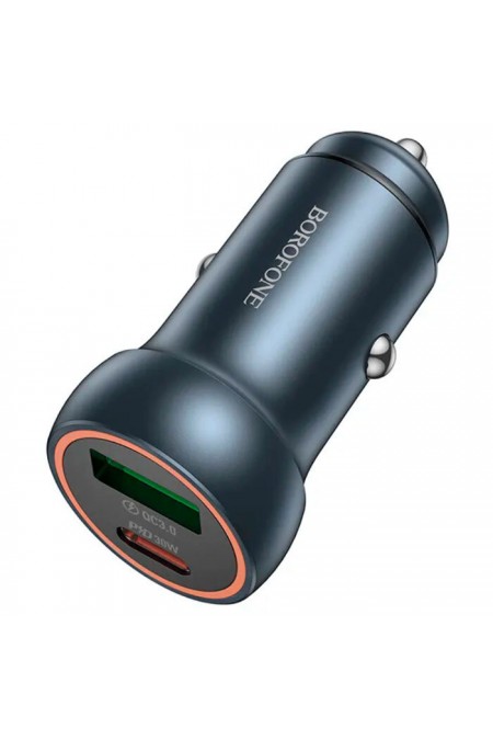 Автомобильное зарядное устройство Borofone BZ32A 1USB+1Type-C 3.0A PD30W+QC3.0 (6941991118579) 2