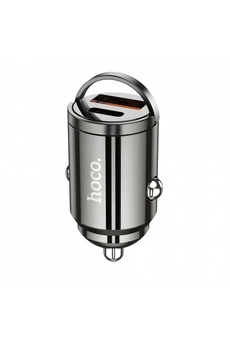 Автомобильное зарядное устройство Hoco DZ7 Mini PD20W + QC3.0 