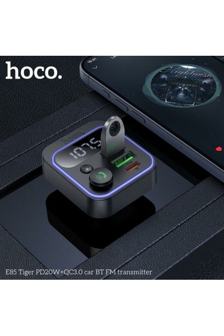 Автомобильное зарядное устройство Hoco E85 2USB+1Type-C QC3.0 PD20W Bluetooth 5.4 2