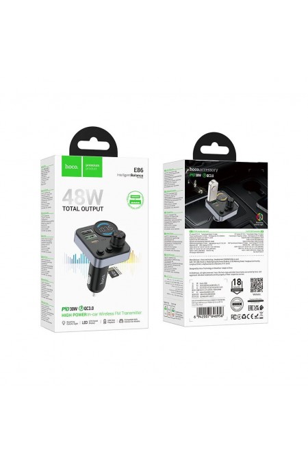 Автомобильное зарядное устройство HOCO E86 Alegria 48W PD30W+QC3.0 6