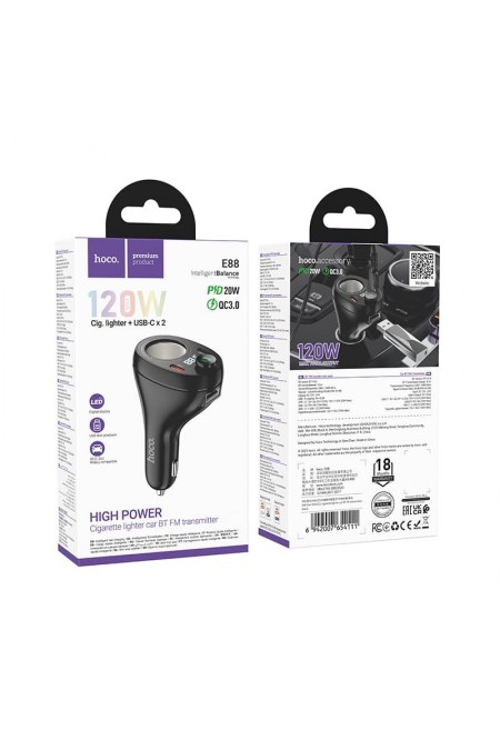 Автомобильное зарядное устройство HOCO E88 (6942007654111) 8