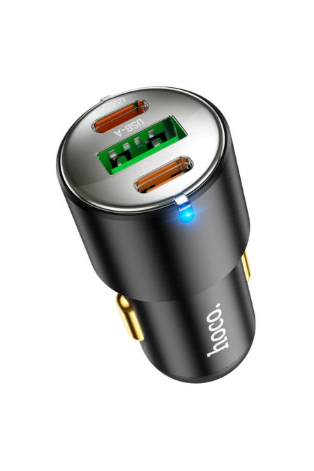 Автомобильное зарядное устройство HOCO NZ6 2C1A 3-port (PD45W) 3