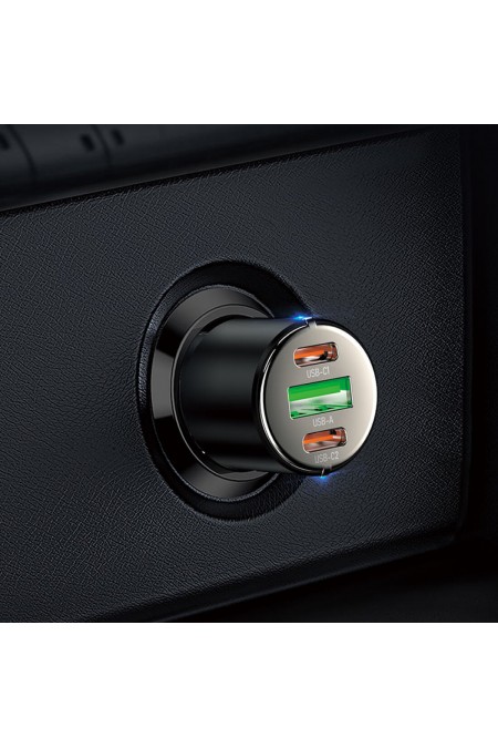 Автомобильное зарядное устройство HOCO NZ6 2C1A 3-port (PD45W) 6