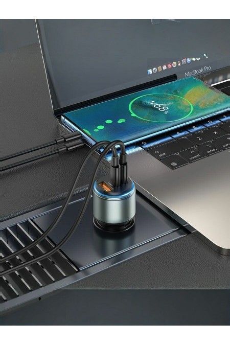 Автомобильное зарядное устройство Hoco NZ9 95W 2C1A 2