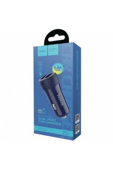 Автомобильное зарядное устройство HOCO Z21 два порта USB 5V 2.4A 1