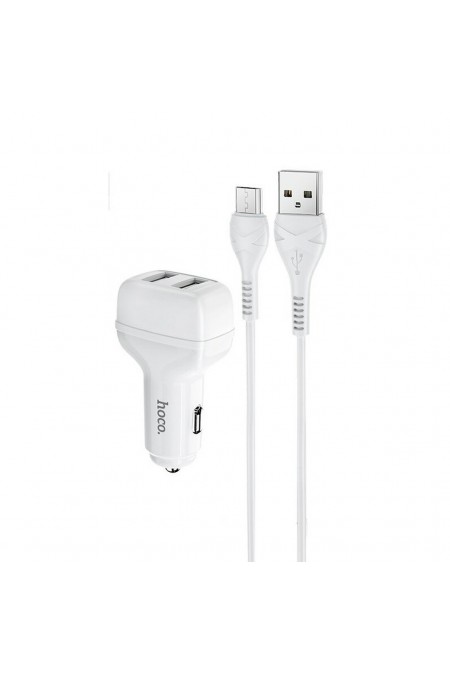 Автомобильное зарядное устройство HOCO Z36 2USB 2.4A для micro USB (6931474727763) 