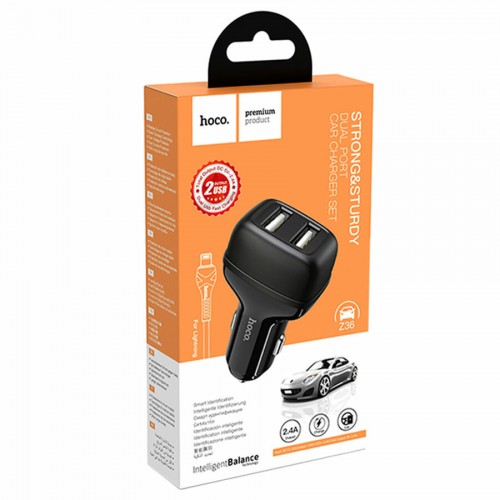 Автомобильное зарядное устройство Hoco Z36 Leader (6931474727718) 7