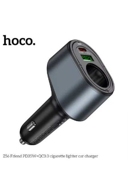 Автомобильное зарядное устройство HOCO Z56 PD35W+QC3.0 4
