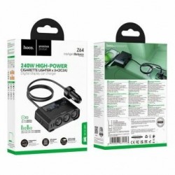 Автомобильное зарядное устройство Hoco Z64 2USB/2C 240W