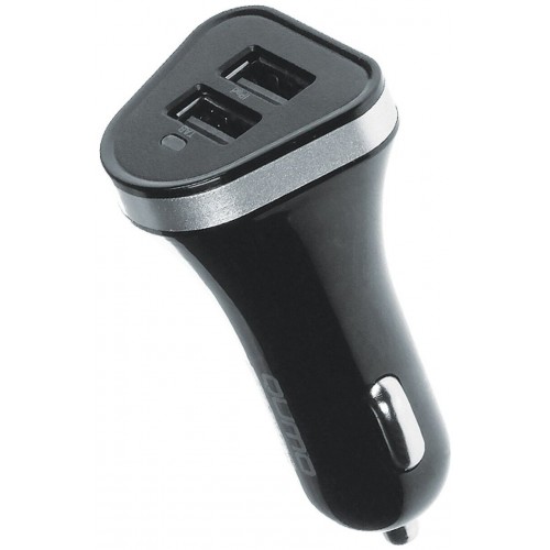Автомобильное зарядное устройство Qumo 3A 2 USB 1A+2A 