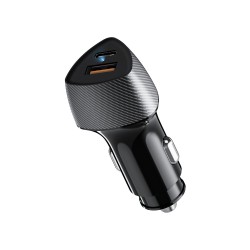 Автомобильное зарядное устройство REXANT USB-A QC 3.0 + USB-C PD (16-0241)