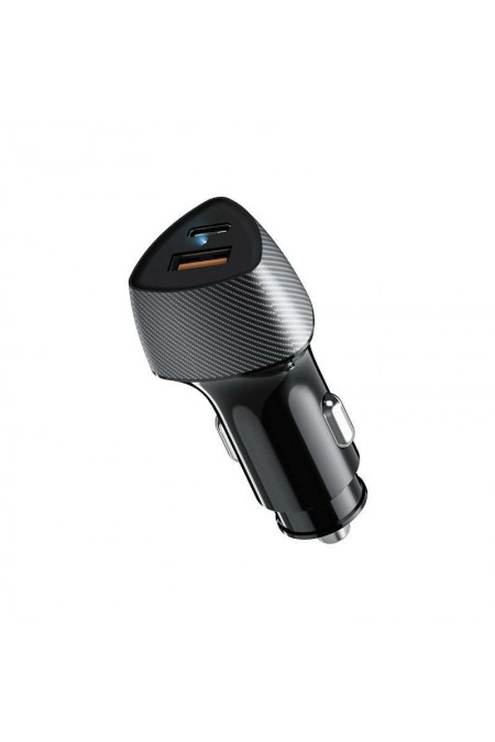 Автомобильное зарядное устройство REXANT USB-A QC 3.0 + USB-C PD (16-0246) 