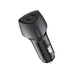 Автомобильное зарядное устройство REXANT (USB-C PD + USB-C PD) со световой индикацией