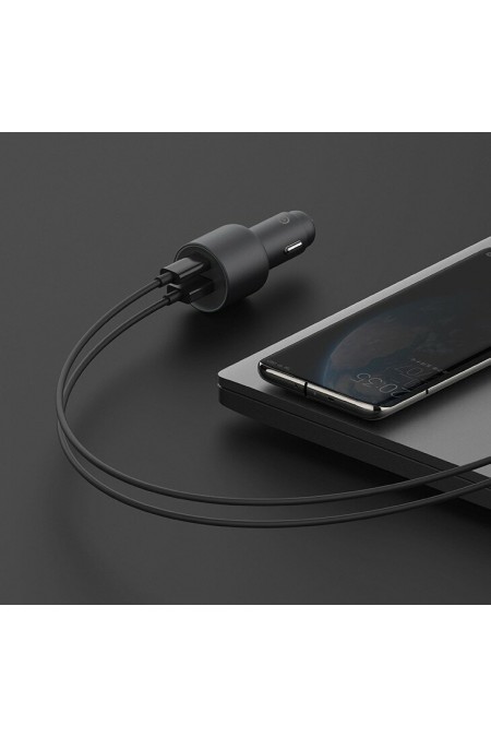Автомобильное зарядное устройство Xiaomi 1A1C 100W 2
