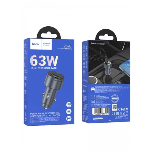 Автомобильное зарядной устройство HOCO Z57B 4