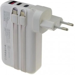 Портативный аккумулятор Perfeo Plug 10000mAh (PF_E1632) (белый)