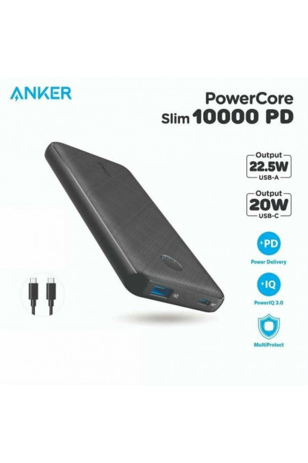 Портативный аккумулятор Anker 523 A1245613 10000mAh (черный) 