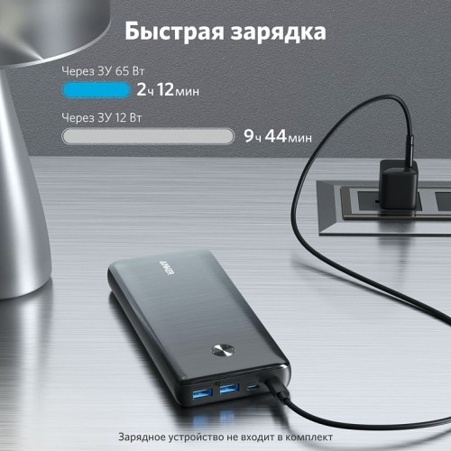 Портативный аккумулятор Anker A1291 25600mAh (черный) 6