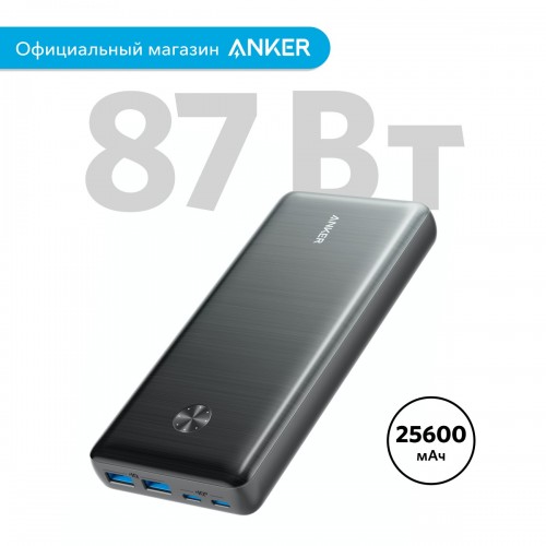 Портативный аккумулятор Anker A1291 25600mAh (черный) 8