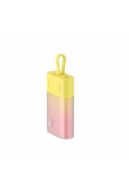 Портативный аккумулятор Baseus Popsicle Fast Charging Power Bank iPhone Edition 5200mAh 20W (желтый) 