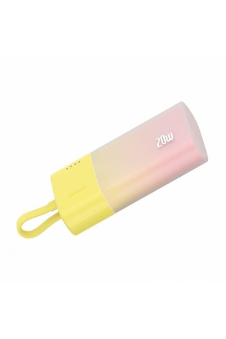 Портативный аккумулятор Baseus Popsicle Fast Charging Power Bank iPhone Edition 5200mAh 20W (желтый) 3